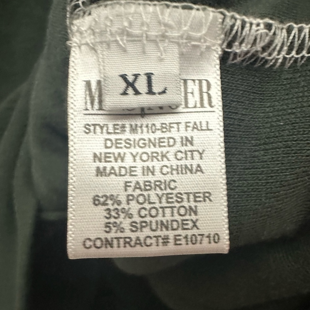M. Singer Contender Zip Jacket Size XL Green Bomber Jacket NWT - Picture 7 of 8
